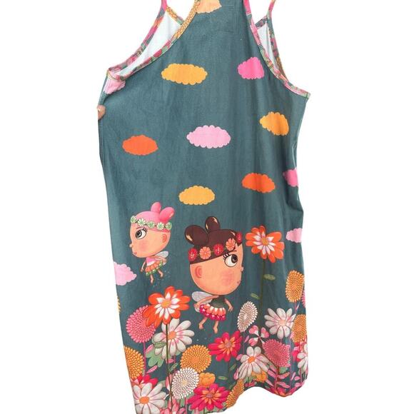 Custo Barcelona Kids Designer RARE Limited Edition Fairy Boho Dress NWT Size 14 - Picture 7 of 8